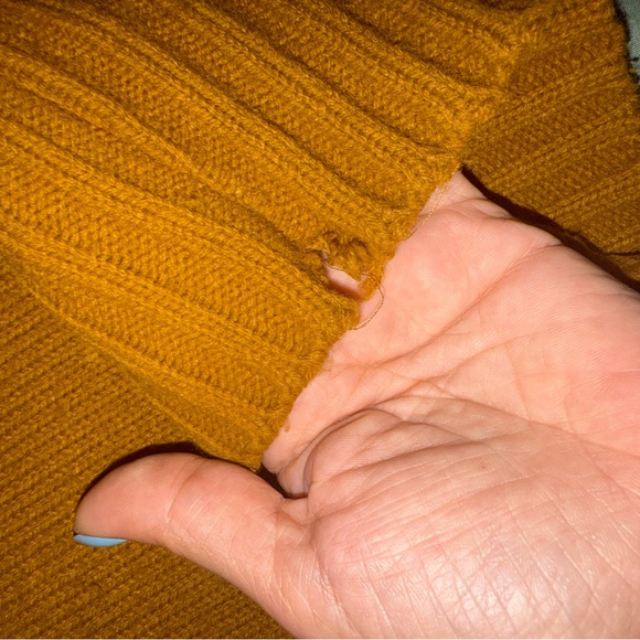 💰True Vintage 💰V Neck Letterman Sweater with Pins!
1950’s/1960’s Mustard Color - Picture 5 of 8